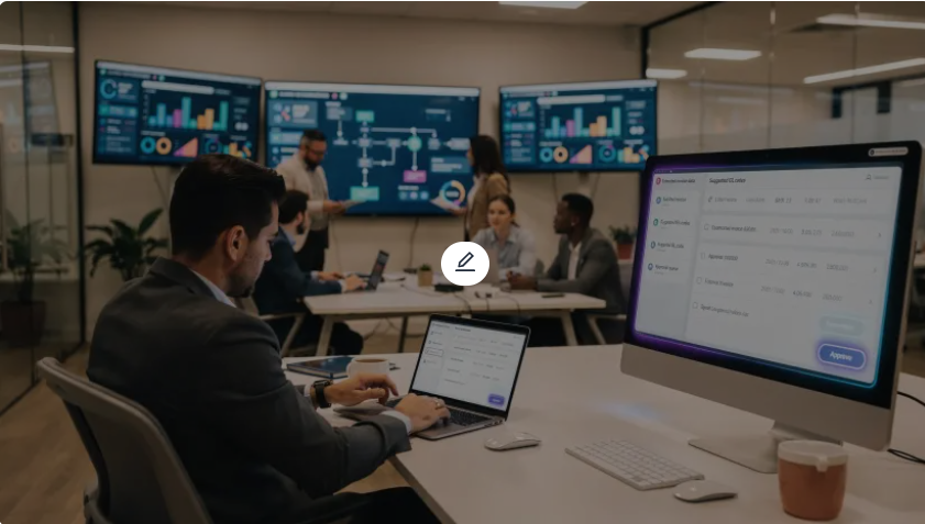 AI for work automation helping mid-market teams focus on strategy while automating busywork